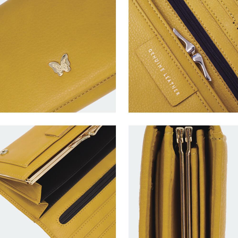 Genuine Leather Long Ladies Wallet