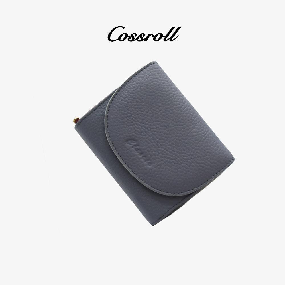 Women Leather Purse Wholesale Customize Zipper Wallets - cossroll.leather
