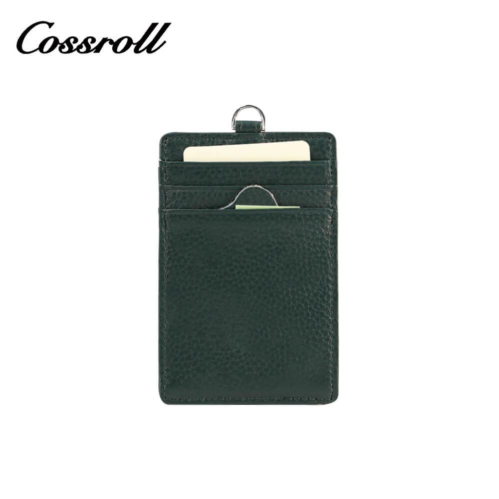 Genuine Leather Short Card Wallet