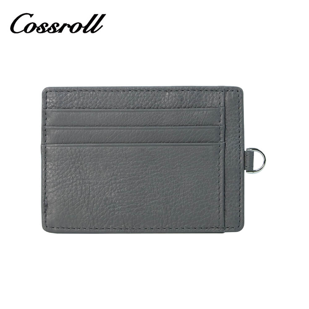 Unisex Leather Mini Card Holder