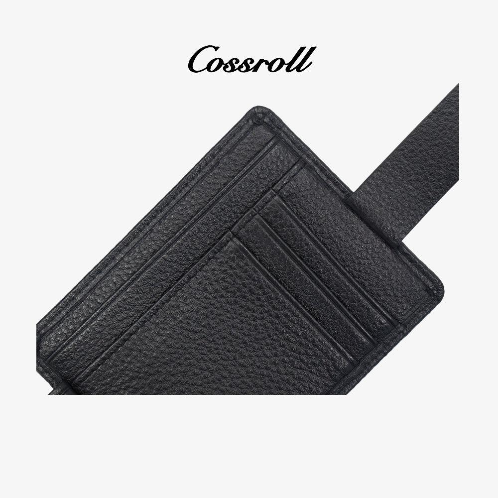 Leather Card Holder Colours Customized Manufacturer - cossroll.leather