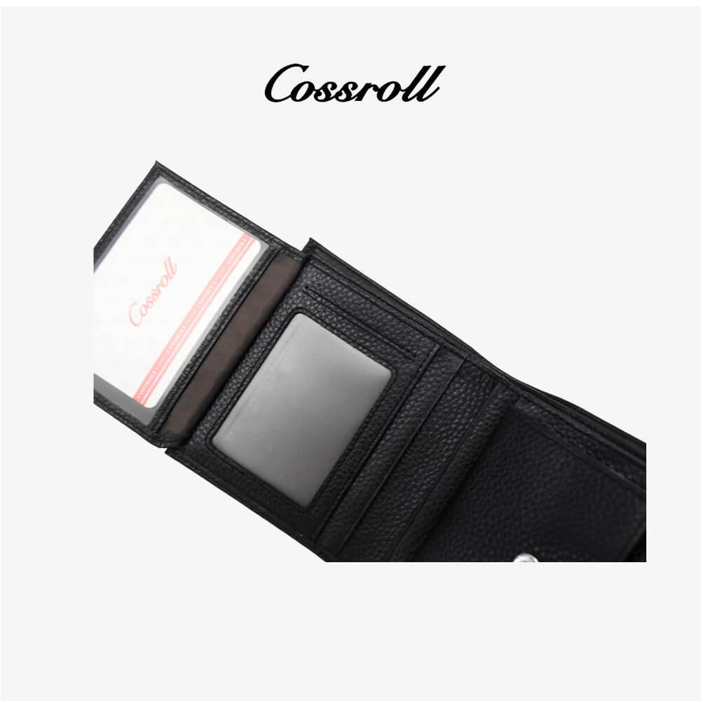 Men's Bifold Leather Wallets Logo Customized Manufacuturer