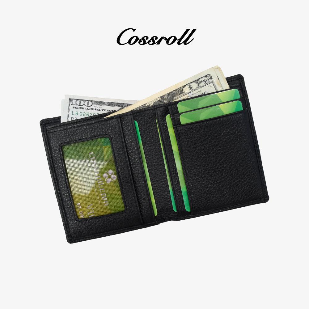 Cossroll Men's Leather Wallet Manufacturing Factory
