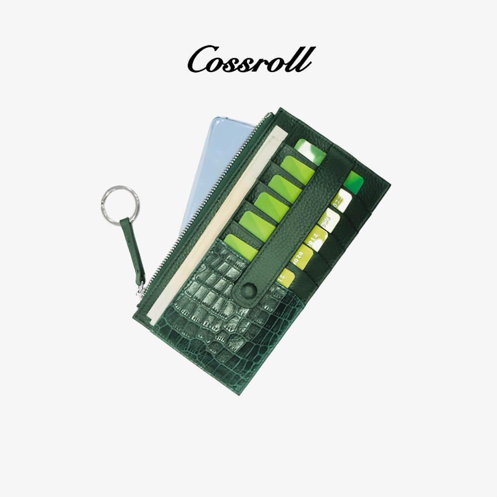 Crocodile Pattern Wallets Logo Customized Factory Direct - cossroll.leather