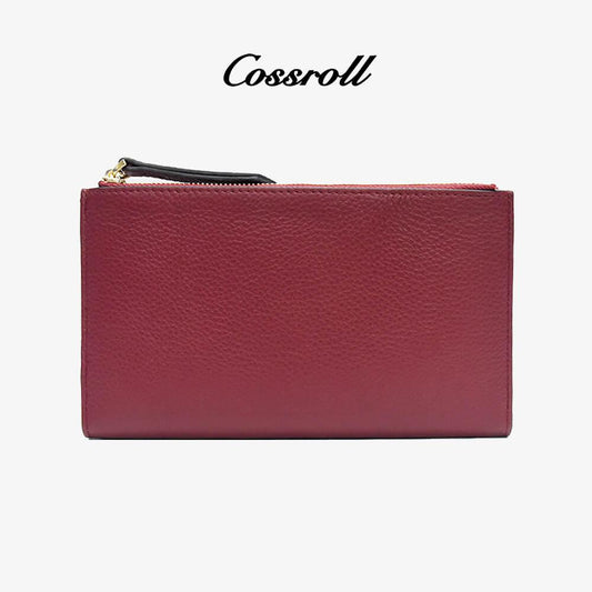 Bifold Clutch Envelope Leather Wallet Manufacturer