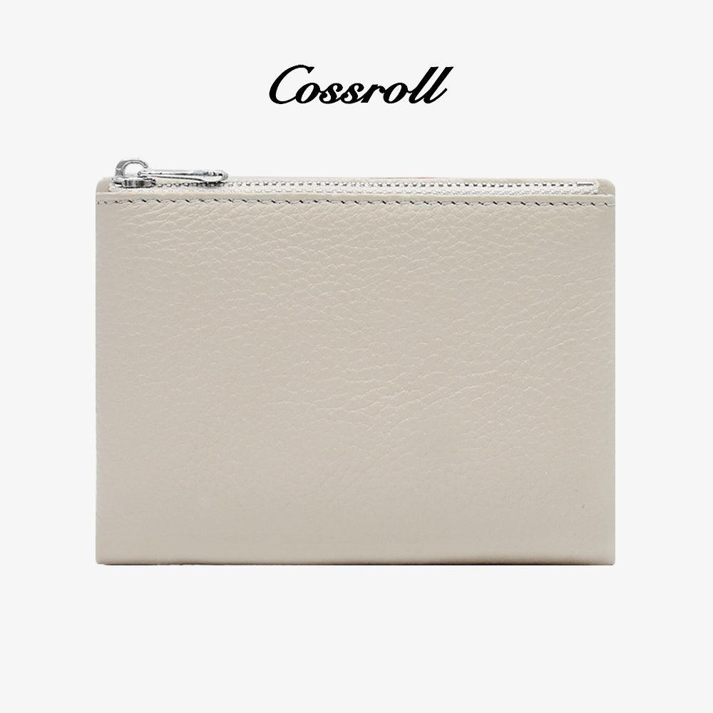 Cossroll Leahter Short Wallet Manufacturer Coin Purse Maker