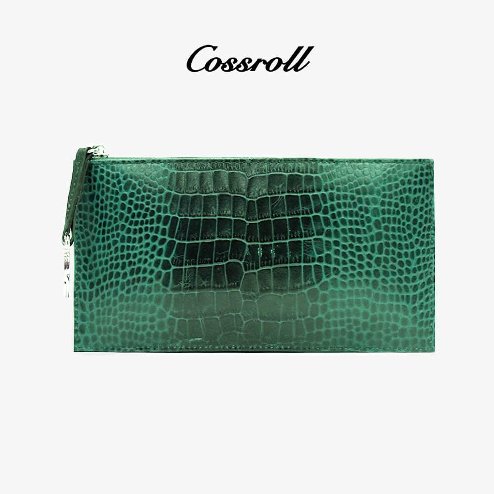Crocodile Pattern Wallets Logo Customized Factory Direct - cossroll.leather