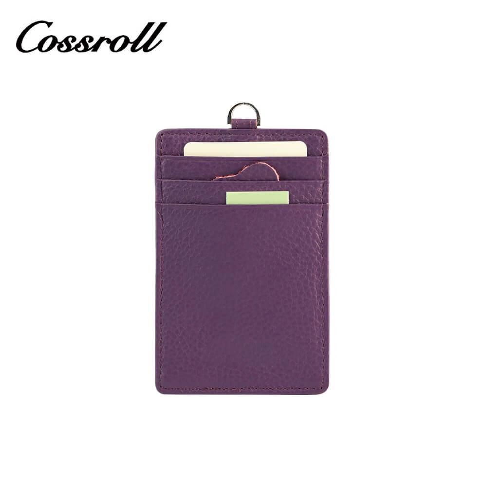 Genuine Leather Short Card Wallet