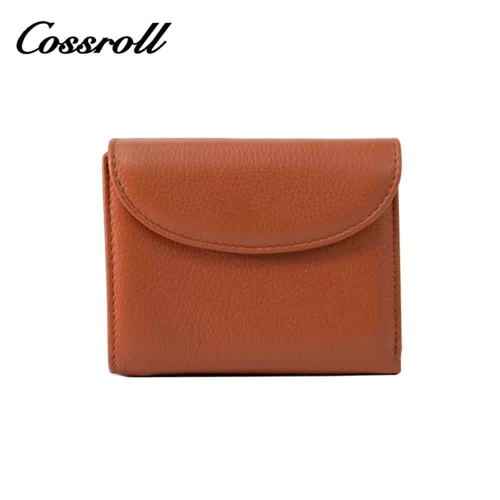 Genuine Cowhide Leather Bifold Short Wallets