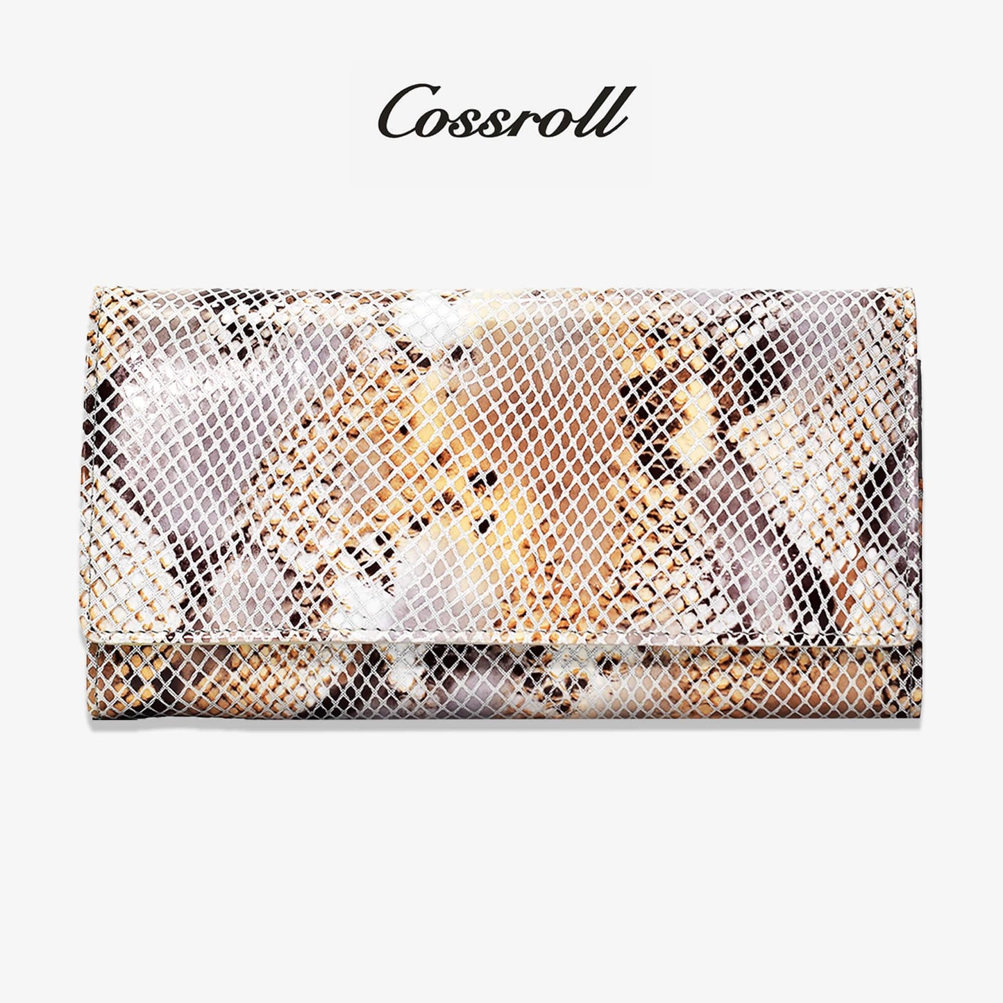 Python Prints Women Leather Wallet Manufacturer Snakeskin Prints