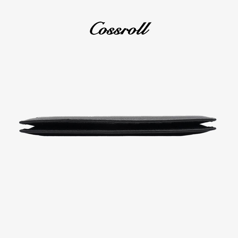 Men's Leahter Long Wallet Handmade Factory Direct - cossroll.leather