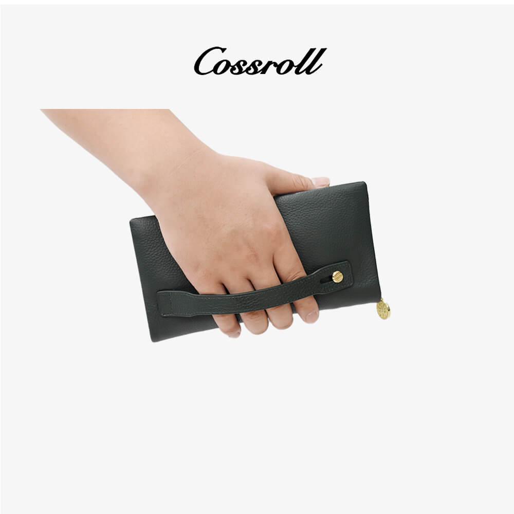 Clutch Long Wallets Zipper Leather Purse Wholesale Supplier - cossroll.leather