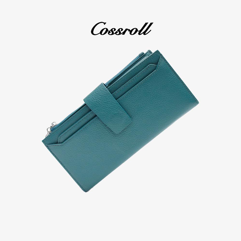Zipper Slim Genuine Leather Wallet Manufacturer
