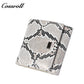 Manufacturers custom foreign trade new wallet female leather short snake wallet cowhide high-end wallet card bag certificate bag