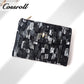 New Chinese product Leather waterproof purse Ladies printed textured frosted leather