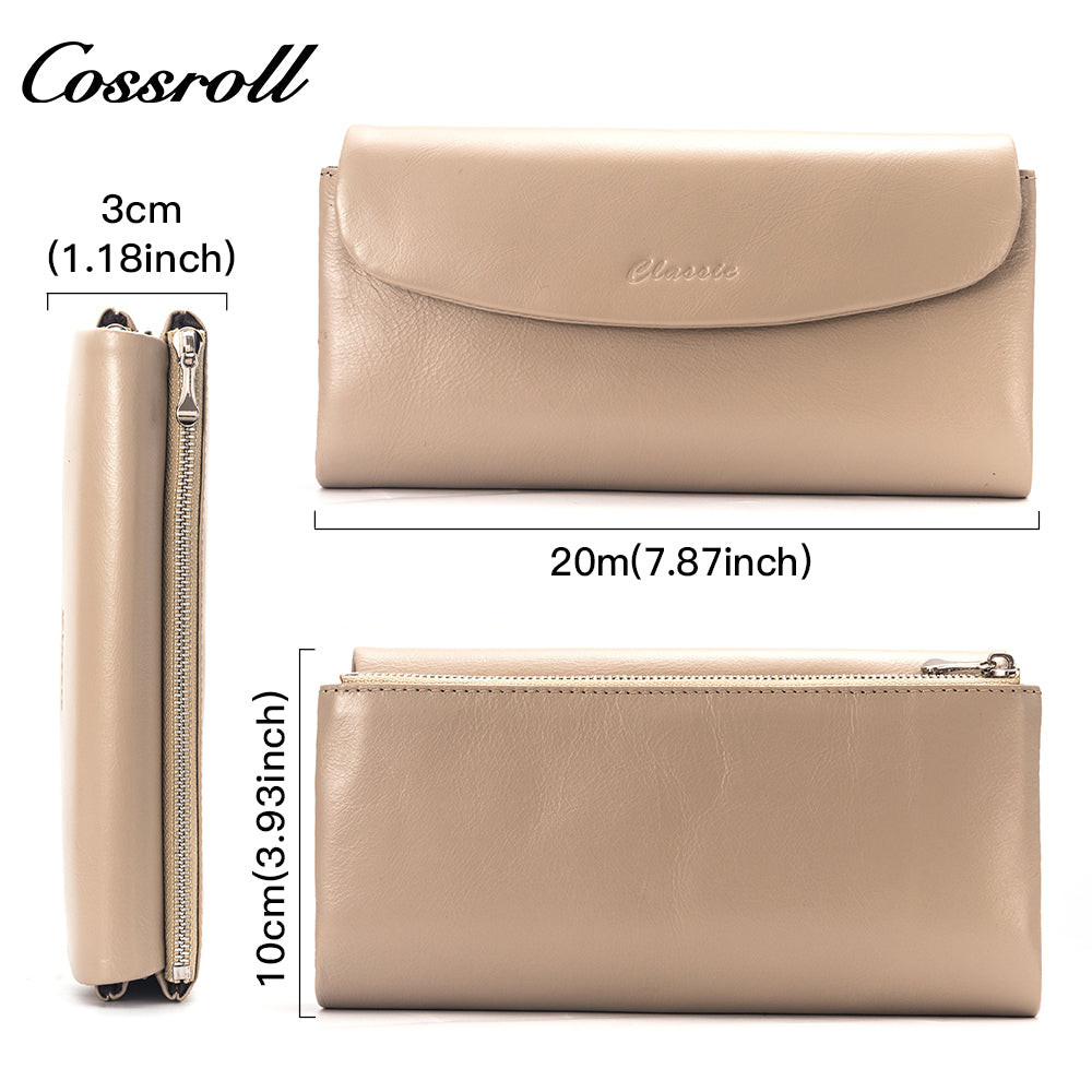 World Best Selling Products wallets for women fashionable oil wax leather