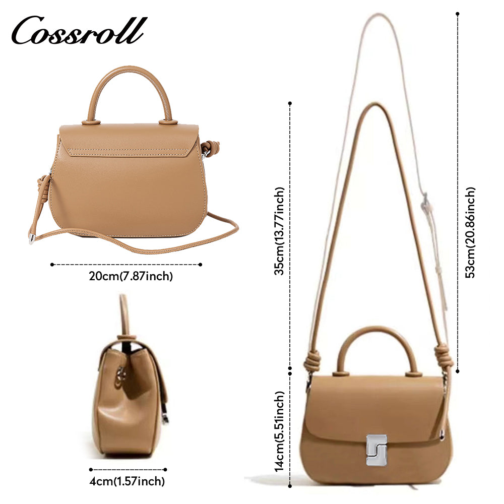 Saddle bag niche high-grade underarm bag women's crossbody bag leather women's bag large capacity cowhide shoulder bag