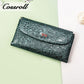 Explosive Models date red long leather wallet women's With Wholesale hot style