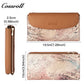 Wallet leather women's foreign trade long leather splicing money clip large capacity head layer cowhide wallet
