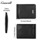 Customised Plain Layer Cowhide Men's Wallet Genuine Leather Money Clip Multifunctional