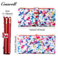 Most Popular best brand leather long  wallet female printing Genuine Leather