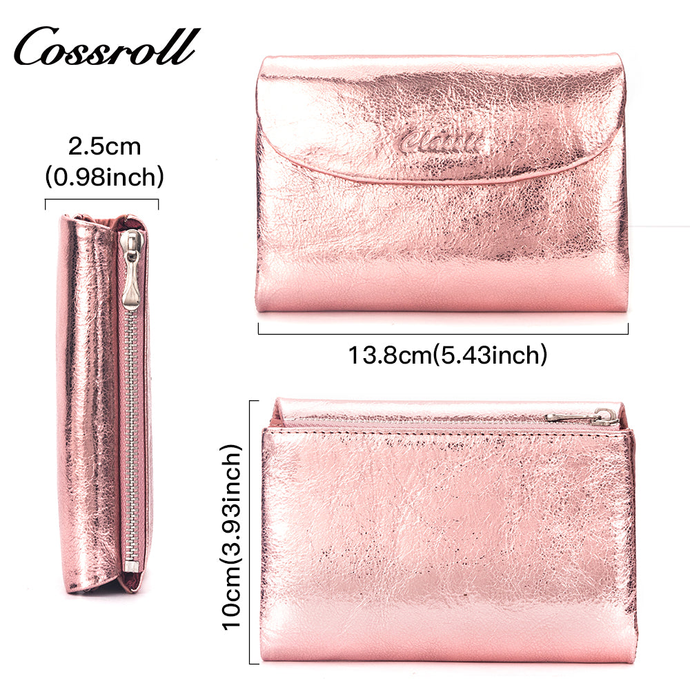 High Quality Custom  designer wallets for women  pearl pattern