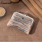 Women's short wallet, genuine leather, fashionable embossed design, clasp lizard texture coin purse