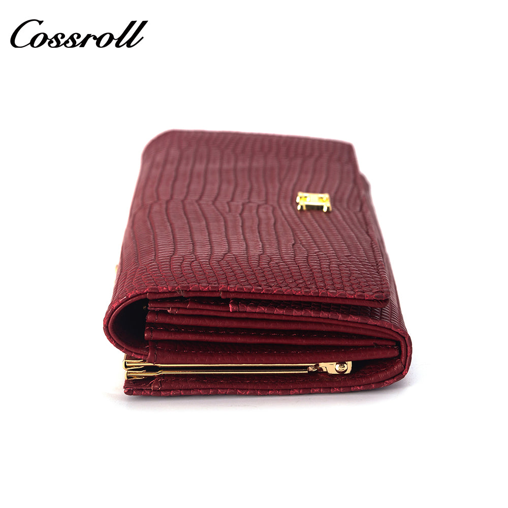 Hot Sale & High Quality Customized  for women geniune leather wallet