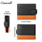 Foreign trade leather wallet men's Europe and the United States fashion buckle spelling color short wallet