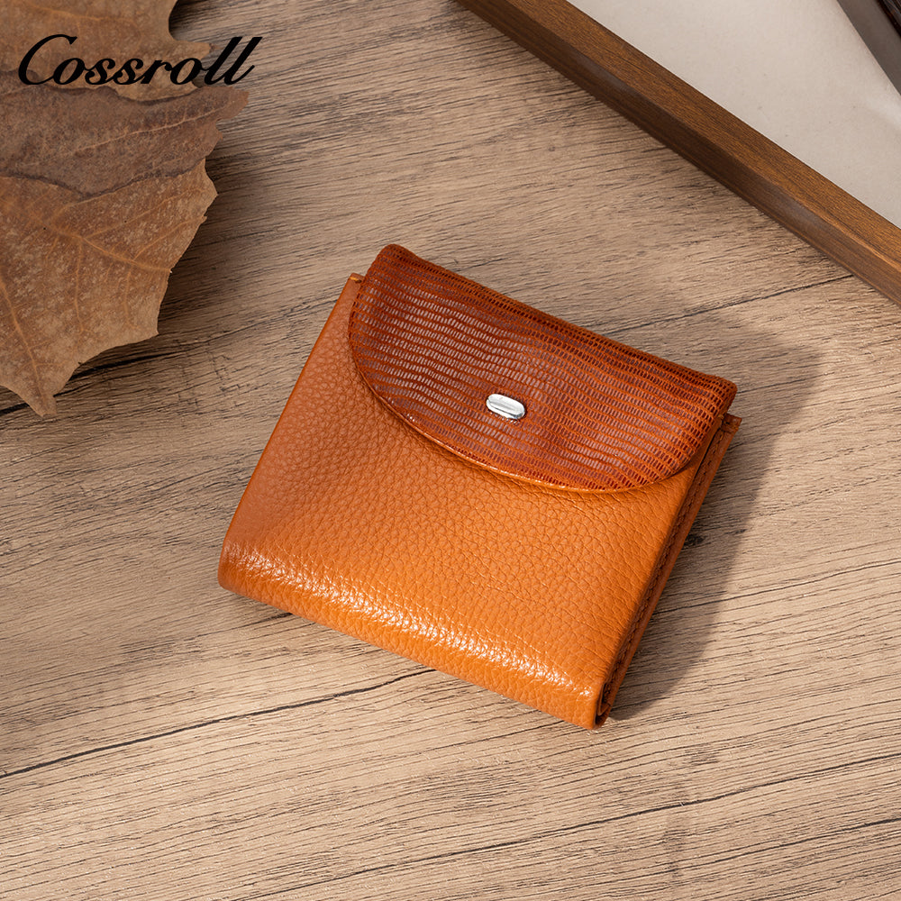 Minimalist Women's Genuine Leather Coin Purse Multi-Functional Card Holder