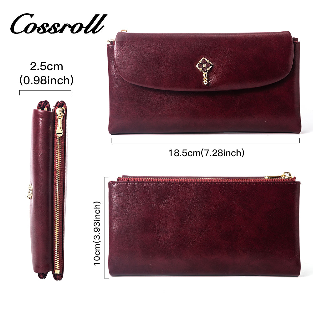 2023 Ladies Purse Zipper Leather Wallet Women Wallets for women Luxury Famous Brand Designer Wallets for Women