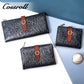 Most Popular best brand leather long  wallet female  Genuine Leather