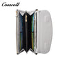 2024 New Products dark blue long leather wallet women With Top Selling