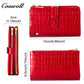 Most Selling Products  cowhide wallet  crocodile texture patent leather