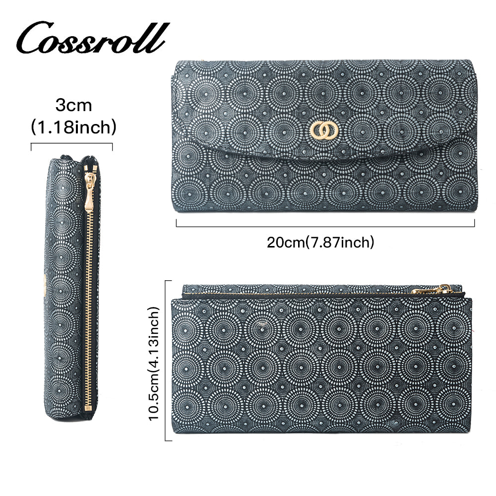 A wide range of styles to choose from: a collection of women's leather wallets to suit different tastes