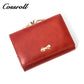 New Product black small leather wallet women's with factory price