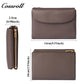 Women's wallet leather short wallet, fashionable soft leather, large capacity with multiple card slots.