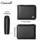 Men's multifunctional zipper card wallet money clip business simple men's leather wallet short wallet
