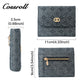 Brand New slim black leather wallet women With High Quality