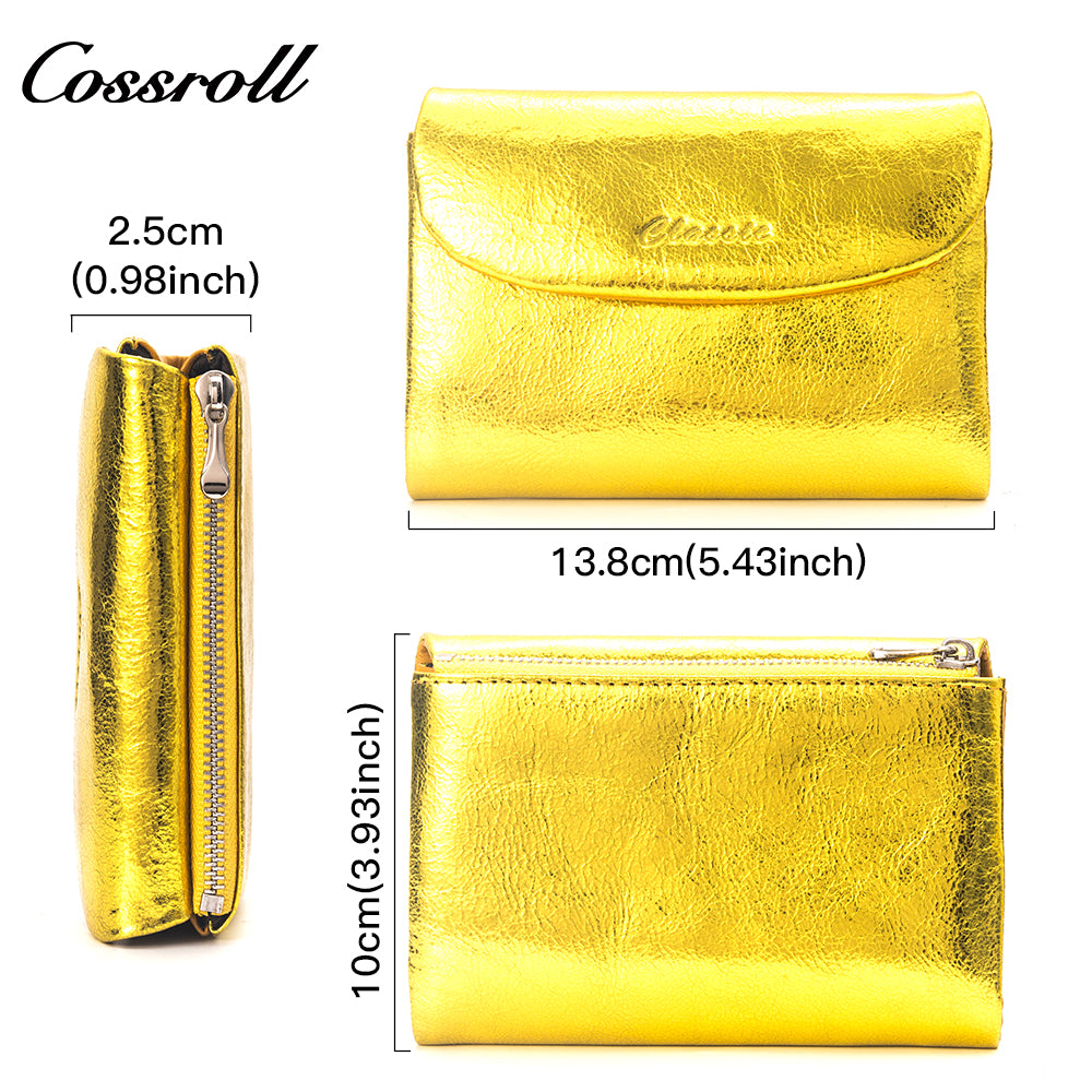 Professional Supplier  leather purse women forever young  pearl pattern