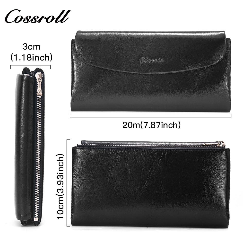 World Best Selling Products   wallets for women fashionable oil wax leather