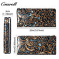 The Factory Produces genuine long  card holder wallet  Vintage Chinese pneumatic spending bag geniune leather wallet