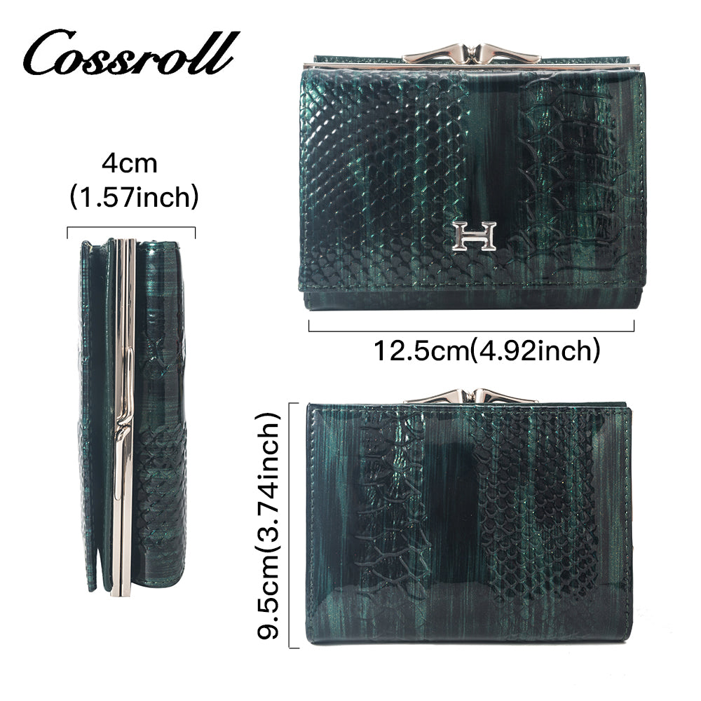 New Design Wholesale black leather  women's wallet With lower Price