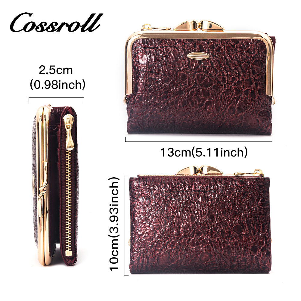 2024 Ladies Purse Zipper Leather Wallet Women Wallets for women Luxury Famous Brand Designer Wallets for Women