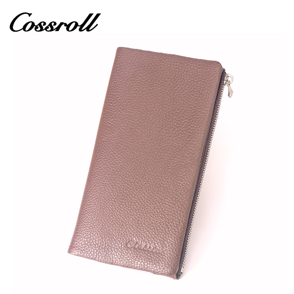 Wholesale Private Label taro women's soft leather wallets with new trends