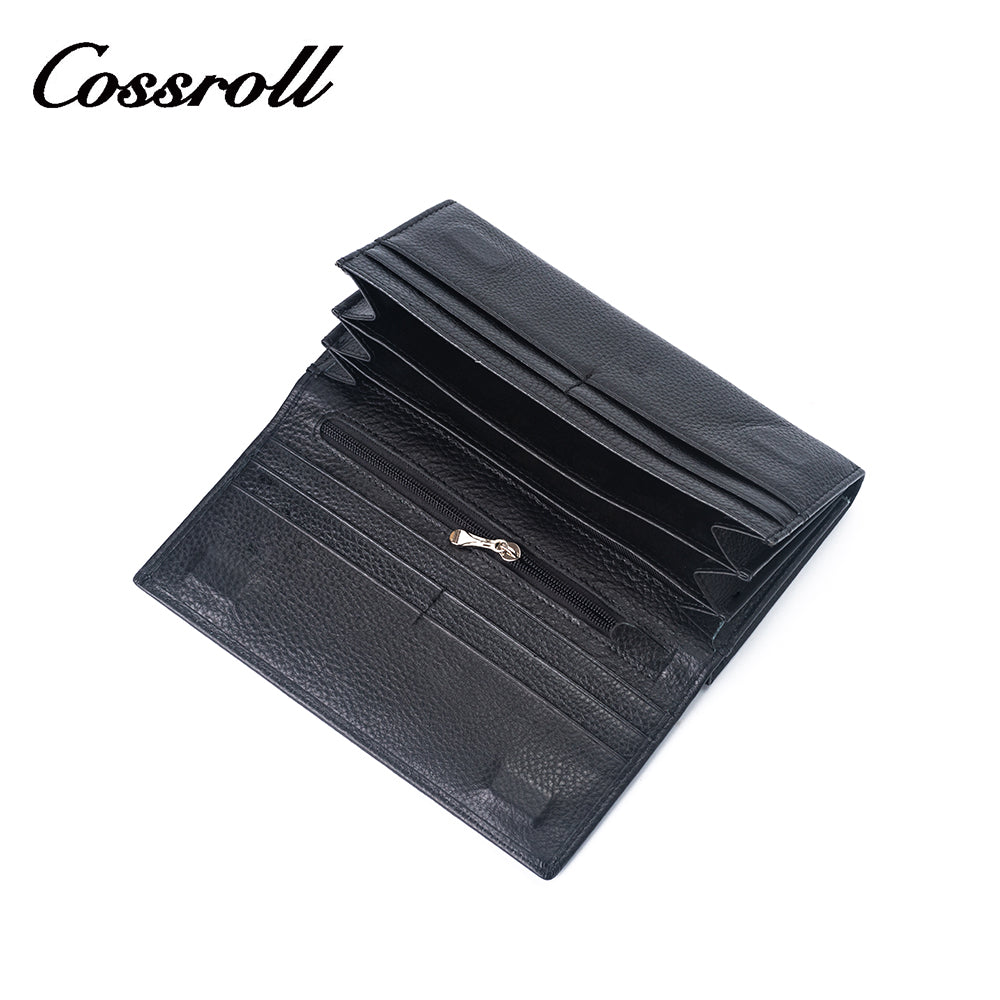 Women Thick Leather Long Wallets With Card Slots