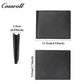 Top-grain crazy horse leather short wallet, vintage men's casual cowhide card and cash holder