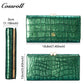 Europe and the United States three fold crocodile leather wallet women's long money clip multi-card wallet manufacturers customized