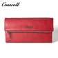 Classic Zipper Multicolor Europe Best Selling Long Ladies Genuine Leather Lychee Wallet