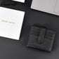 Women's genuine leather business card holder ID card holder credit card holder work ID holder wallet